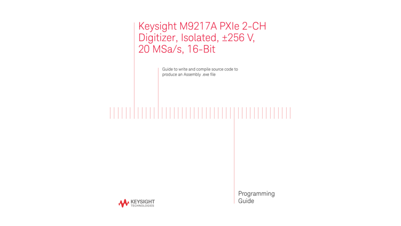 M9217A Programming Guide